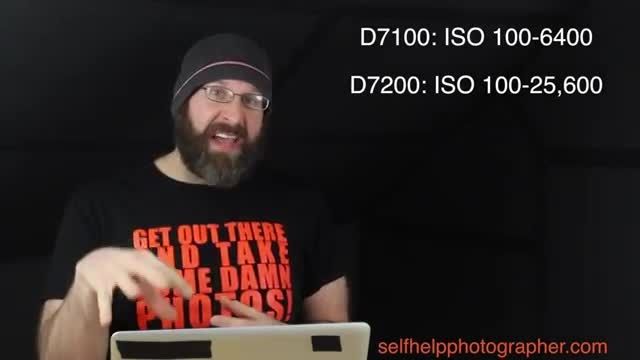 مقایسه دوربین های D7100 و D7200 نیکون