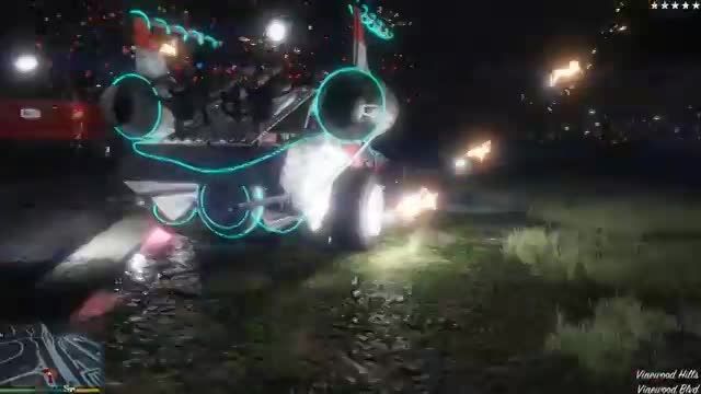 ویدیوی جالب از ماد آتش بازی در GTA V