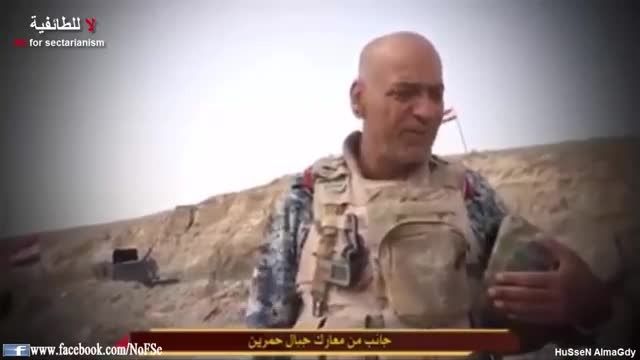 پاکسازی ته مانده های داعش از ارتفاعات حمرین صلاح الدین