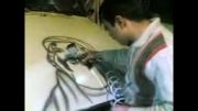 نقاشی خودروها برای ماه محرم توسط استاد مرحوم محمد سرایی