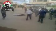 اعدام یک شهروند سوری با ده ها فشنگ توسط تروریست ها در سوریه