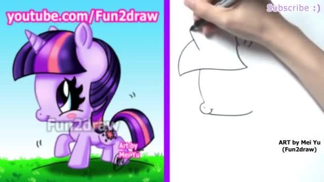 drawing my little pony_twilight sparkle