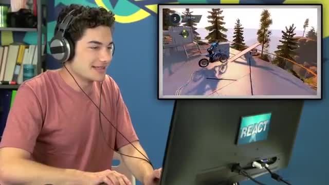 TRIALS FUSION- teens react to horror games