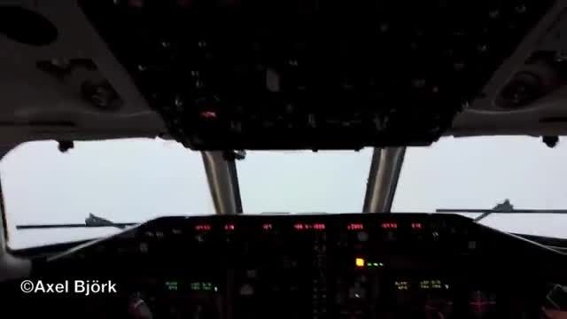 فرود MD-82 از نمای کاکپیت
