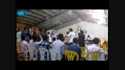 رقص دانشجویان درحضور سرپرست روحانی دانشگاه!