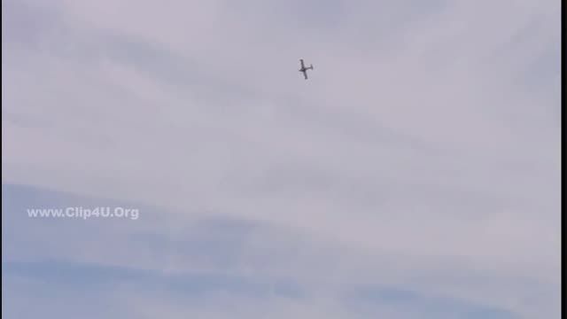 سقوط وحشتناک هواپیما