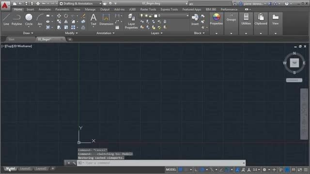 Introduction to Drafting and Annotation in AutoCAD 2016