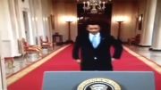رقص اوباما