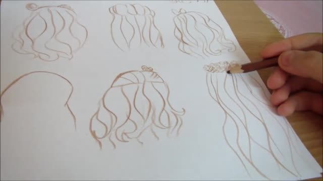 نقاشی من از موهای اور افتر های