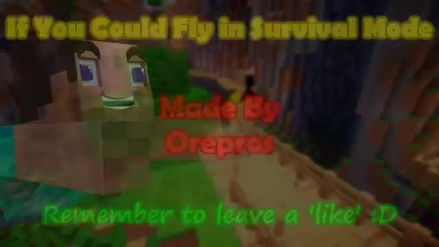 اگر تو Survival بتونیم پرواز کنیم | Minecraft