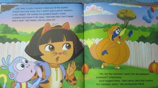 کتاب داستان دورا Dora The Explorer Halloween Hoedown