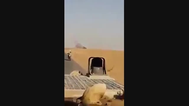 انهدام انتحاری داعش توسط تانک