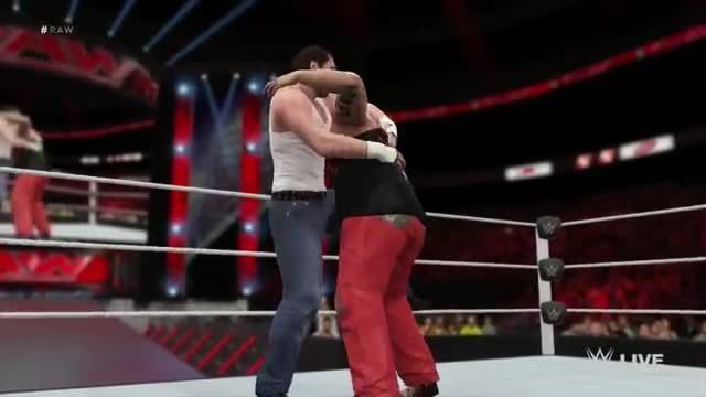 wwe2k16 Dean Ambrose vs bray vayat