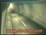 تصادف وحشتناک در تونل