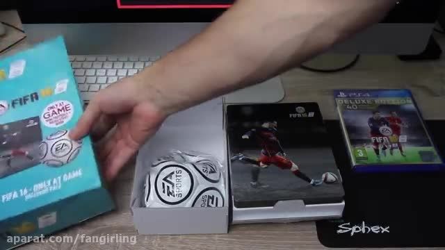 FIFA 16 Deluxe Edition Unboxing - Messi Steel Book - Ps