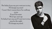 One Direction - Change My Mind Lyrics