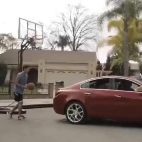 بسکتبال با ماشین !