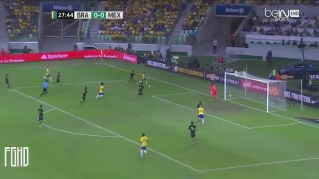 برزیل 1 - 0 مکزیک (گل فیلیپه کوتینیو)