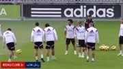حرکت عجیب رونالدو در تمرینات رئال مادرید