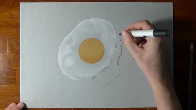 نقاشی مارچلو از تخم مرغ