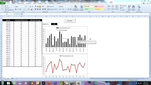 VBA Sleep Function to Animate Excel Charts