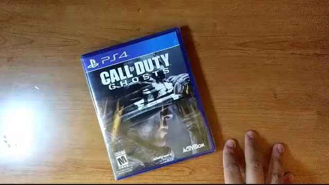 آنباکسینگ بازی call of duty ghosts برای ps4