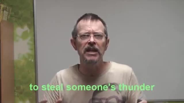 آموزش اصطلاحات انگلیسی*43*( steal someone s thunder )