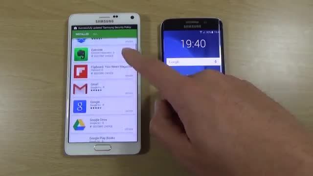 تست سرعت ؛ مقایسه Galaxy S6 Edge VS Galaxy Note 4