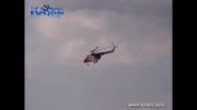 صحنه ای از سقوط وحشتناک هلیکوپتر روسیه...!