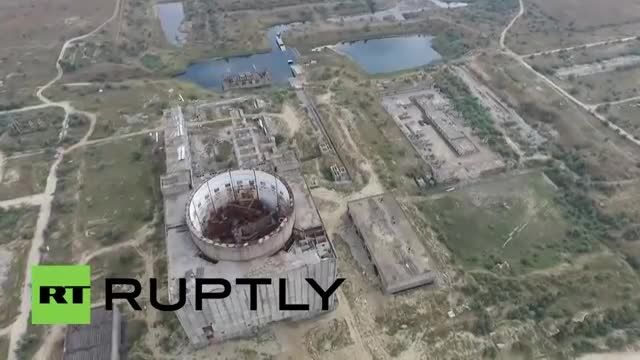 تصویربرداری هوایی از نیروگاه هسته ای چرنوبیل رها شده