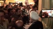 لحظه ورود دکتر روحانی به جماران و استقبال پر شور جوانان