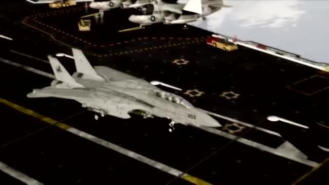 ناو هواپیمابر USS Enterprise در شبیه ساز پرواز الماس