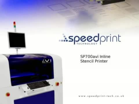 دستگاه مونتاژ SMD &ndash; دستگاه  Speedprint SP700avi