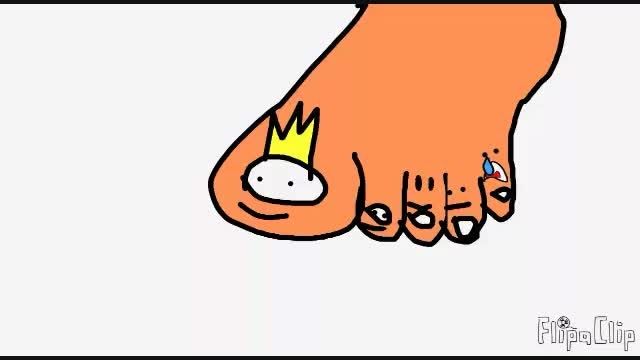 انیمیشن انگشت کوچیکه ی پا (ساخت خودم)