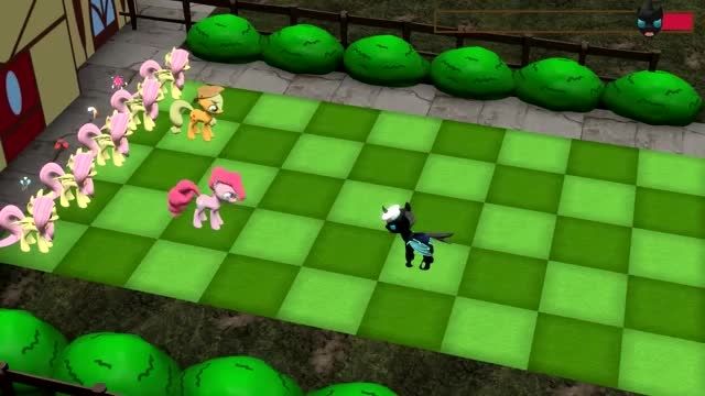 Ponies VS Changelings-animation