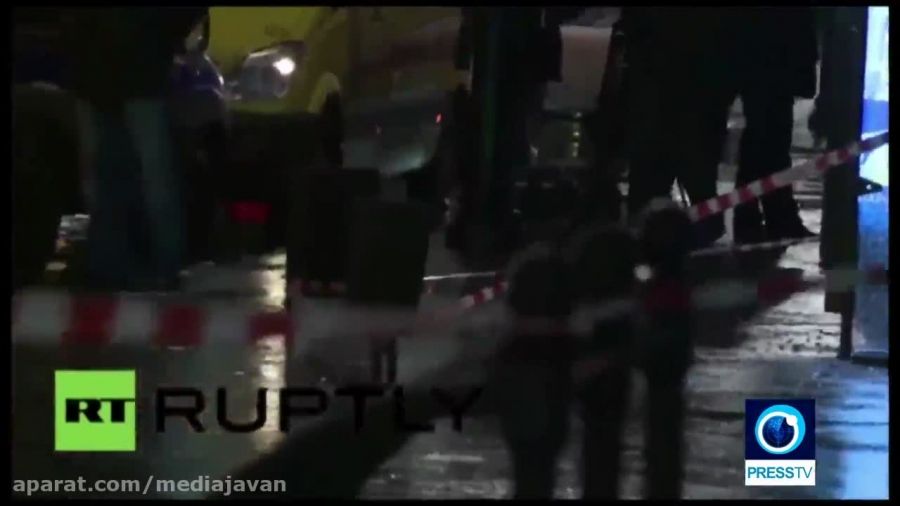 انفجار ایستگاه اتوبوس در مسکو