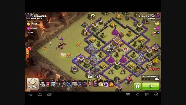 attack clash of clans gowipe