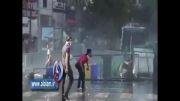 زیر گرفتن معترض ترکیه ای با خودروی زرهی (به نقل از : قدس آنل