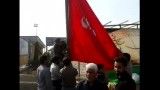 برافراشته شدن پرچم گنبد امام حسین/معراج شهدای اهواز