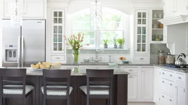 طراحی آشپزخانه - رنگ آمیزی سبز