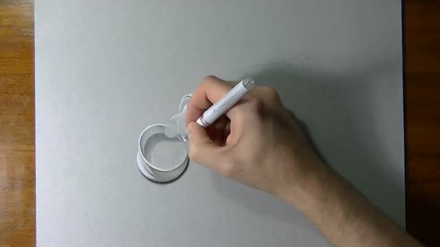 Drawing Time Lapse-Toothpaste Tube