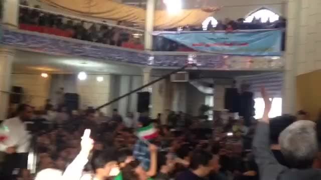 استقبال پرشور از دکتر احمدی نژاد در همدان3