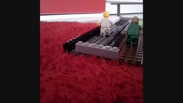 مسابقه ی دو لگویی - foot race Lego