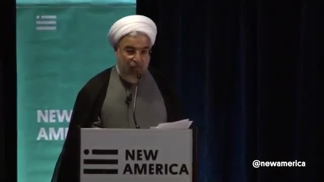 دکتر روحانی : شعار مرگ بر آمریکا برای مردم آمریکا نیست