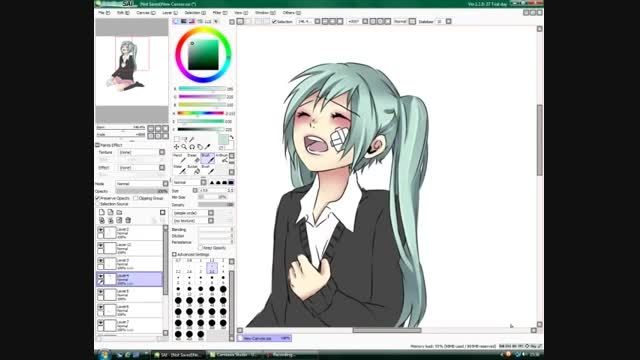Hatsune Miku (Vocaloid) - Speed Paint