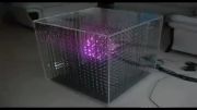 مکعب led سه بعدی خیلی جالب(نمایش متن و تصویر سه بعدی)