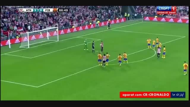 گل های بازی : اتلتیک بیلبائو 4 - 0 بارسلونا (رفت)