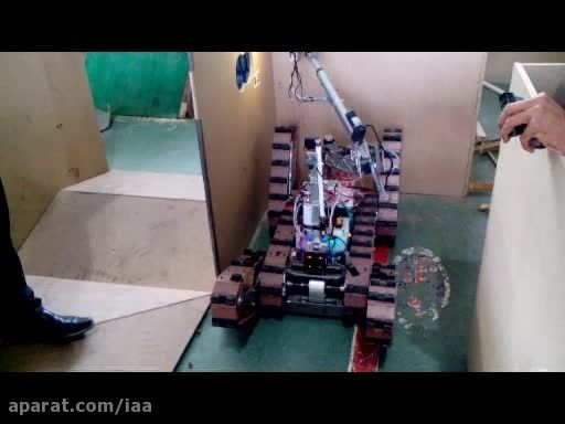 تیم ربات امدادگر vru جشنواره بین المللی رباتیک امیرکبیر