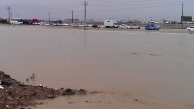 سیلاب در شاهین شهر