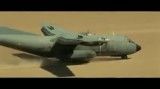 فرود  C-160 در صحرای افغانستان